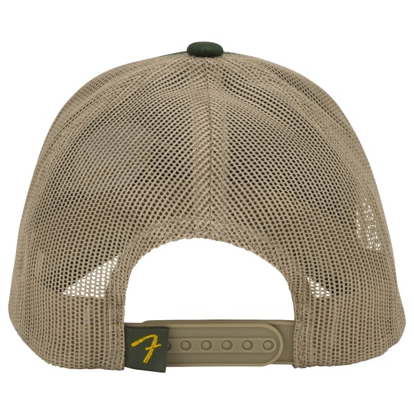 Fender Fender Globe Pick Patch Hat, Green/Khaki, One Size - back