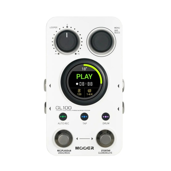 Mooer GL100 Groove Loop Phrase & Drum Station - Top