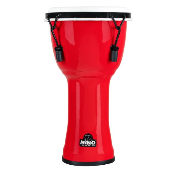 Nino Percussion Synthetic Djembe 8", Red