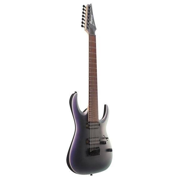 Ibanez RGA742EX, Black Aurora Burst Matte - side view