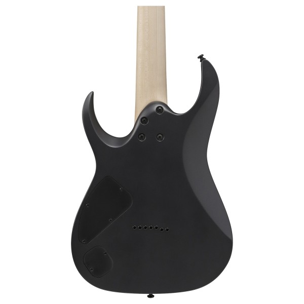 Ibanez RGA742EX, Black Aurora Burst Matte - back of body