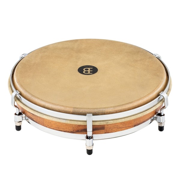Meinl Percussion Pandero de Plena 12" Punteador, Chrome Hardware