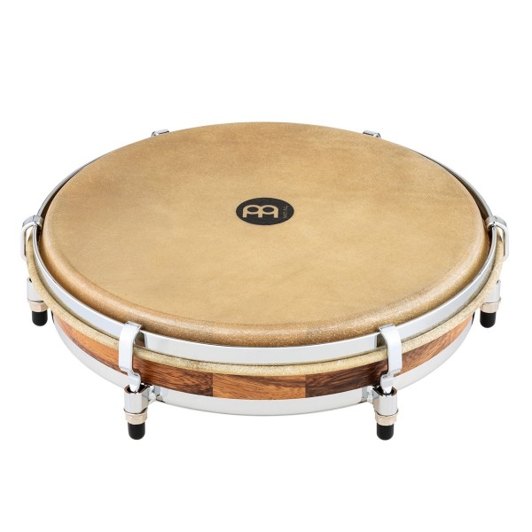 Meinl Percussion Pandero de Plena 12" Punteador, Chrome Hardware