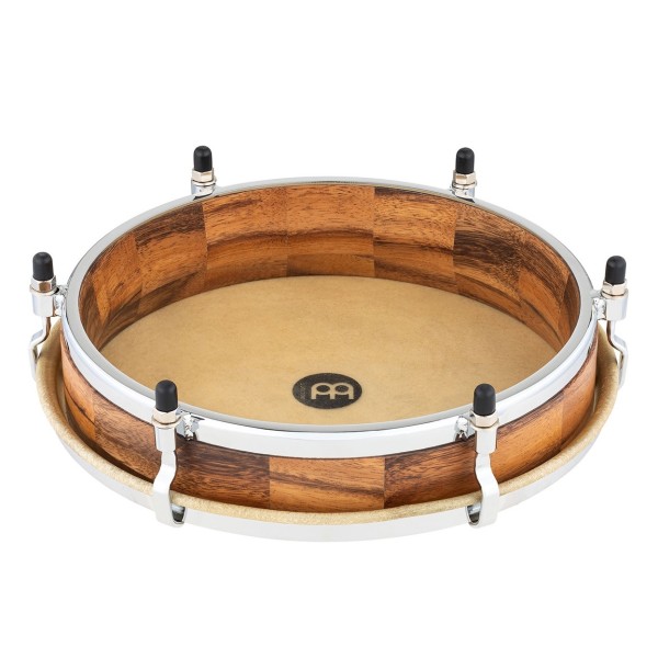 Meinl Percussion Pandero de Plena 12" Punteador, Chrome Hardware