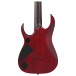 Ibanez RGD721FA 7-String, Stained Wine Red Burst Flat - back of body