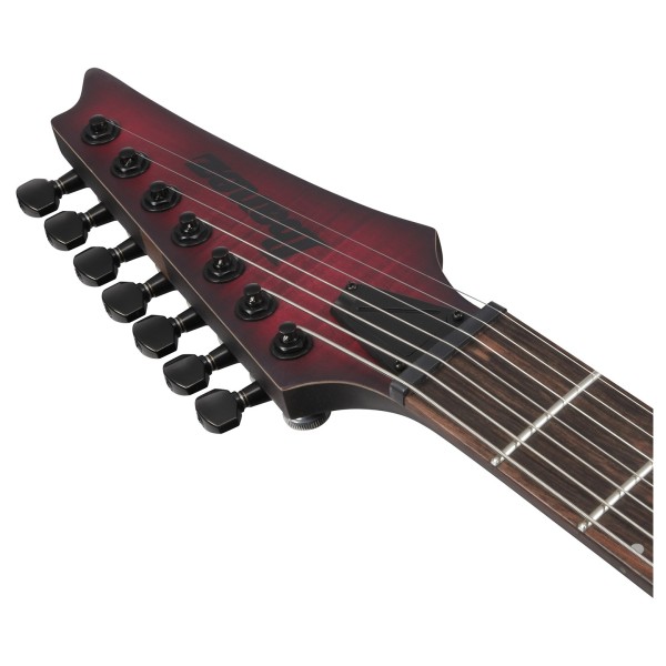 Ibanez RGD721FA 7-String, Stained Wine Red Burst Flat - headstock