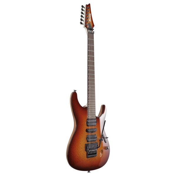 Ibanez S6670SK Prestige, Sunset Burst - side view