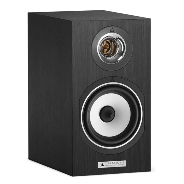 Triangle Titus EZ Bookshelf Speakers (Pair), Black Ash 