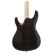 Ibanez S6621AH Prestige, Transparent Gray Burst - back of body