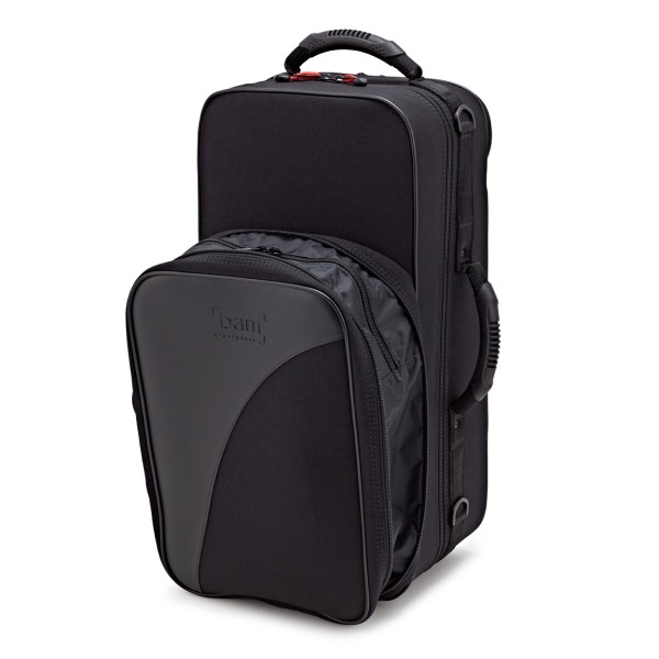 BAM Trekking Double Trumpet Case, Black