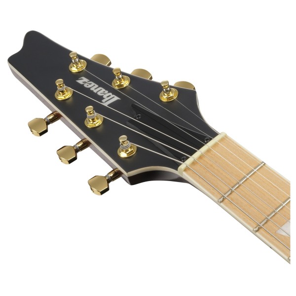 Ibanez IC420MFM, Caramel Burst Low Gloss - headstock