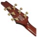 Ibanez IC420MFM, Caramel Burst Low Gloss - back of headstock