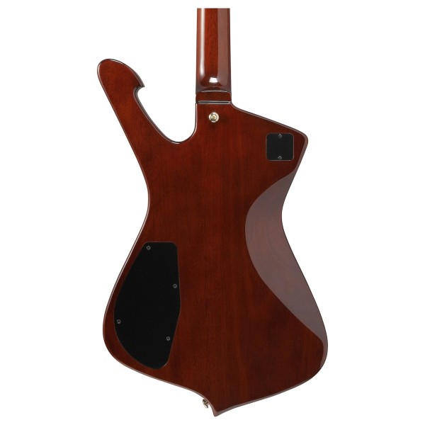 Ibanez IC420FM, Transparent Blue Gradation - back of body