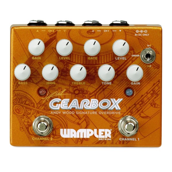 Wampler Gearbox Andy Wood Signature Pedal Front