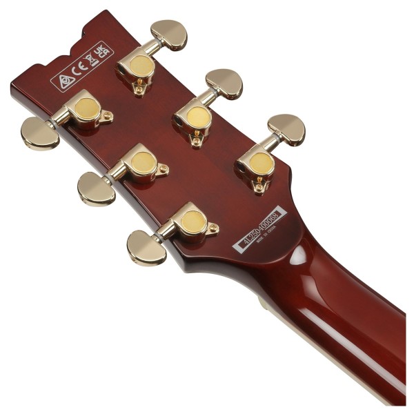 Ibanez AR520HME, Natural - back of headstock