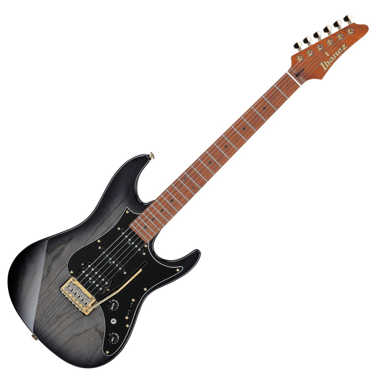 Click to view product details and reviews for Ibanez Az2204ag Prestige Transparent Gray Burst.