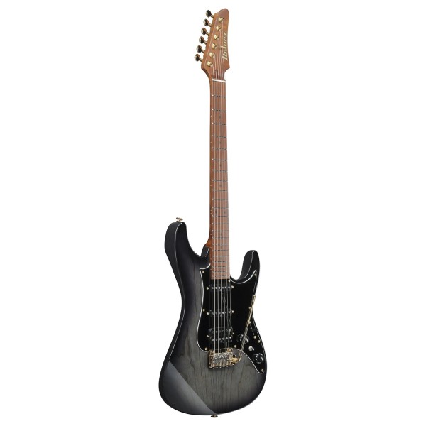 Ibanez AZ2204AG Prestige, Transparent Gray Burst - side view