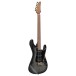 Ibanez AZ2204AG Prestige, Transparent Gray Burst - side view