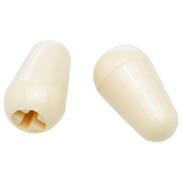 Fender Stratocaster Switch Tips, Aged White