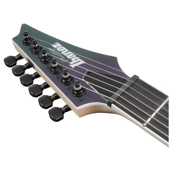 Ibanez RG5121RET Prestige, Polar Lights - headstock
