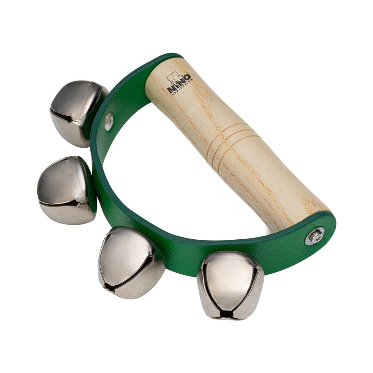 Click to view product details and reviews for Nino Percussion Sleigh Bells Green.
