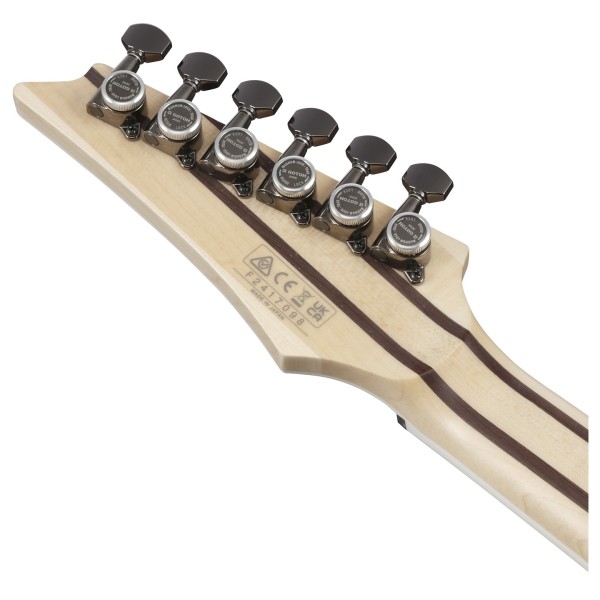 Ibanez RG5121R Prestige, Dark Tide Blue Flat - back of headstock