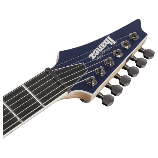 Ibanez RG5121RL Prestige Left Handed, Dark Tide Blue Flat - headstock