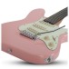 Schecter Nick Johnston Traditional, Atomic Coral - body laying