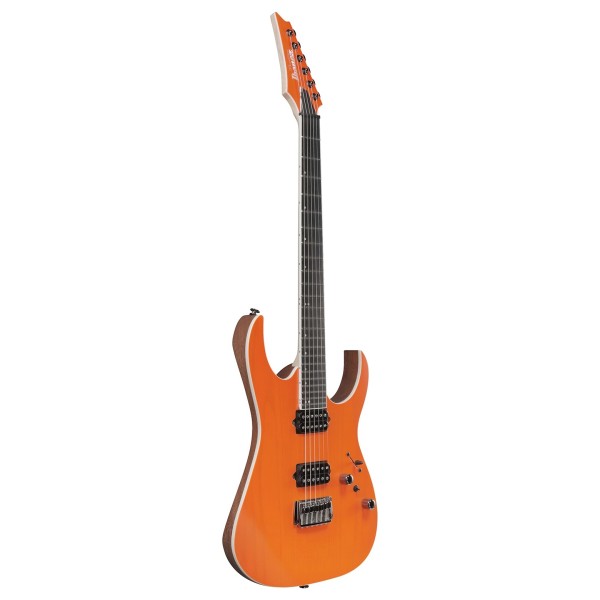 Ibanez RGR5221R Prestige, Transparent Fluorescent Orange - side view
