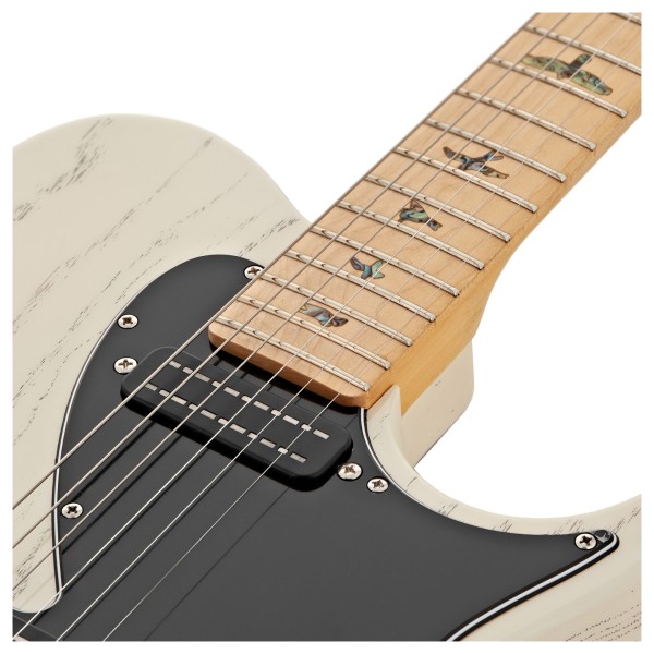 PRS SE NF3 MN, White Doghair (2026) - upper frets