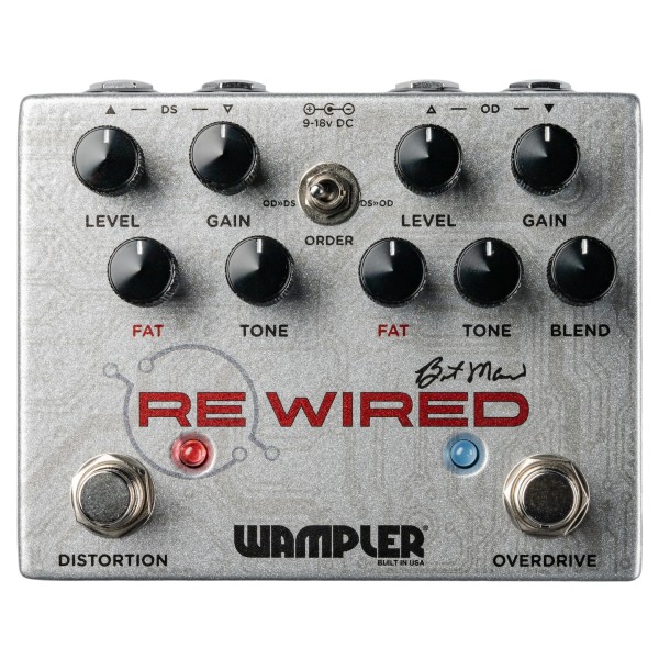 Wampler ReWired Brent Mason Signature Overdrive/Distortion Front