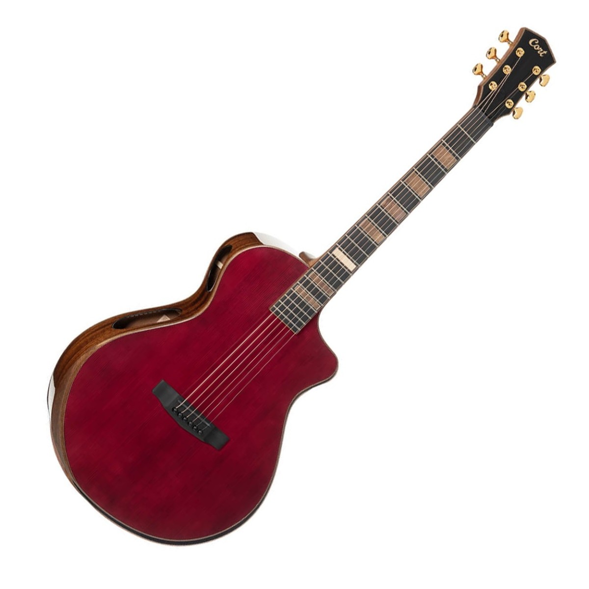 Cort Masterpiece Modern Limited Edition Electro Acoustic Burgundy