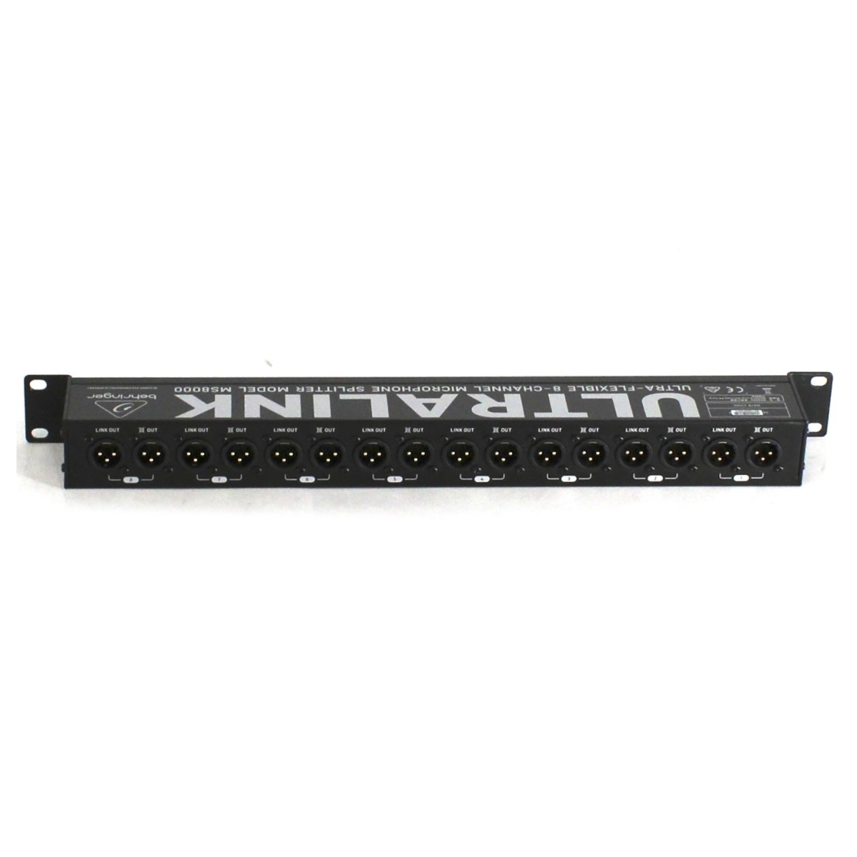 Behringer ULTRALINK MS8000 8-Channel Microphone Splitter - Secondhand ...