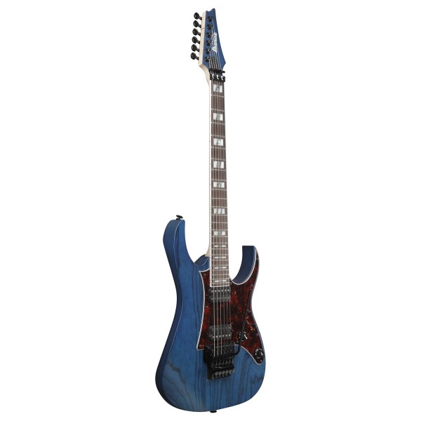 Ibanez RG653DX Prestige, Transparent Deep Blue Flat at Gear4music