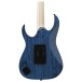 Ibanez RG653DX Prestige, Transparent Deep Blue Flat - back of body