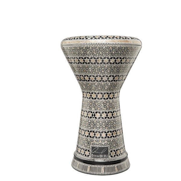 Meinl Percussion Daood Debu Signature Artisan Edition Doumbek 9", White Pearl