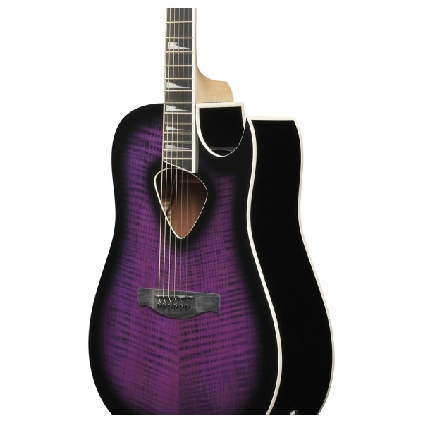 Ibanez ALT50FA, Transparent Violet Sunburst - body
