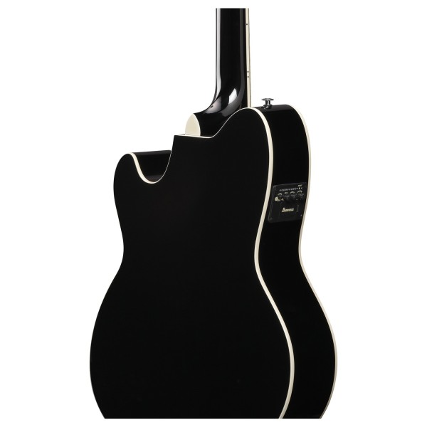 Ibanez TCY10PA, Transparent Brown Black Burst - back of body