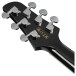 Ibanez TCY10PA, Transparent Brown Black Burst - back of headstock