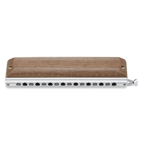 Suzuki Sirius Chromatic Harmonica with Wooden Cover, C
