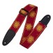 Levys Jacquard Weave W Lederrücken & Enden 2 Sun Design, Rot