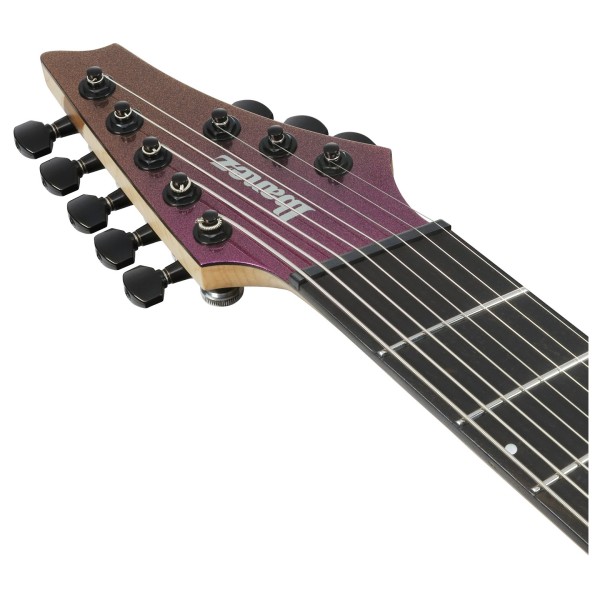 Ibanez A528 Alpha 8-String Multiscale, Coral Mirage - headstock