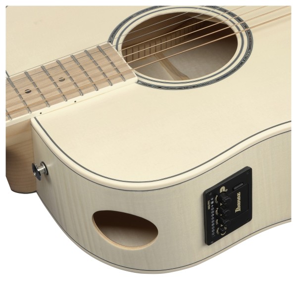 Ibanez AAD77M1E Advanced Acoustic, Open Pore Antique White - A.I.R.port