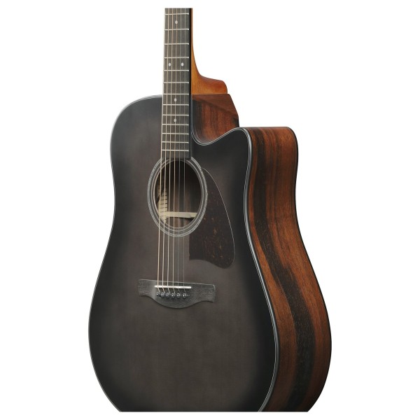 Ibanez AAD70CE Advanced Acoustic, Transparent Charcoal Burst - body