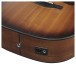 Ibanez AAD54E Advanced Acoustic, Open Pore Mahogany Sunburst - jack and DI