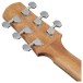 Ibanez AAD51CE Advanced Acoustic, Natural High Gloss - back of headstock