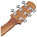 Ibanez AAD51LCE Advanced Acoustic Left Handed, Dark Violin Sunburst - back of headstock