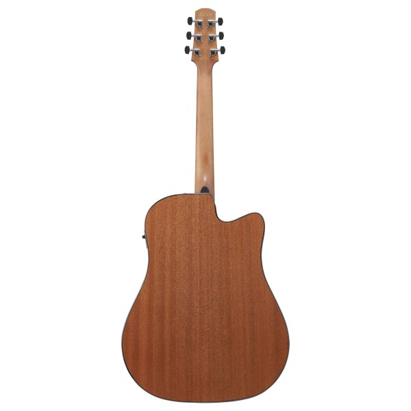 Ibanez AAD51LCE Advanced Acoustic Left Handed, Dark Violin Sunburst - back