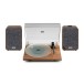 Pro-Ject T1 EVO Turntable & Ruark Audio MR1 MK3 Bookshelf Speaker Bundle, Walnut main group shot 