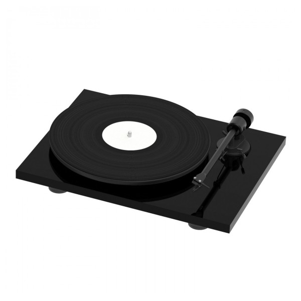 Pro-Ject T1 EVO Standard Turntable, Black angle record on 